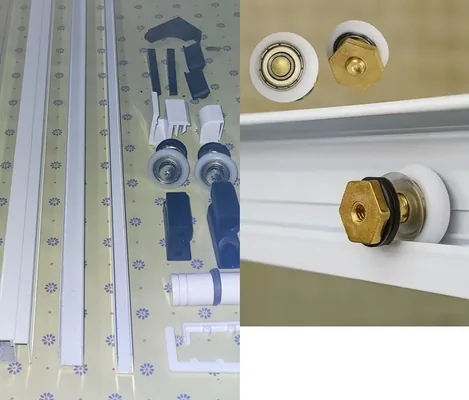 Antes e depois da manutenção de box