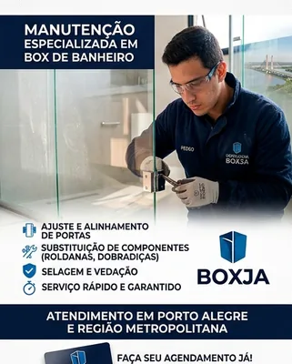 Manutenção de box de vidro em Viamão
